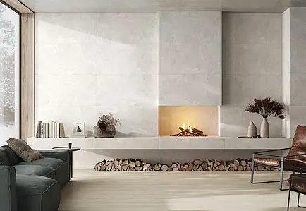 Background tile, Effect wood, Color beige, Glazed porcelain stoneware, 30x180 cm, Finish matte