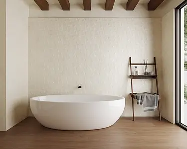 Background tile, Effect wood, Color brown, Glazed porcelain stoneware, 20x120 cm, Finish matte