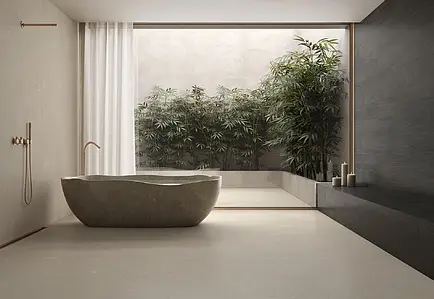 Background tile, Effect wood, Color black, Glazed porcelain stoneware, 20x120 cm, Finish matte