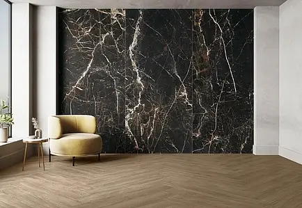 Background tile, Effect wood, Color brown, Glazed porcelain stoneware, 20x120 cm, Finish matte