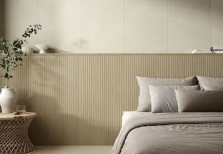 Background tile, Effect wood, Color beige, Ceramics, 60x120 cm, Finish matte