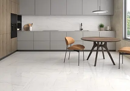 Background tile, Effect other marbles, Color white, Glazed porcelain stoneware, 60x60 cm, Finish polished