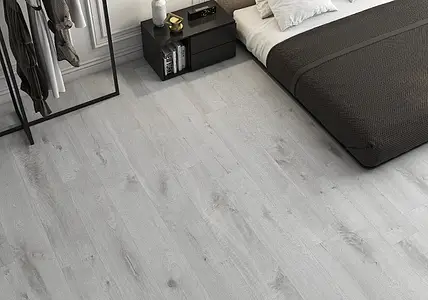 Grundflise, Effekt træ, Farve grå, Uglaseret porcelænsstentøj, 25x150 cm, Overflade mat