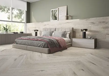 Background tile, Effect wood, Color beige, Unglazed porcelain stoneware, 20x120 cm, Finish matte