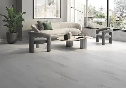 Background tile, Effect wood, Color white, Unglazed porcelain stoneware, 20x120 cm, Finish matte