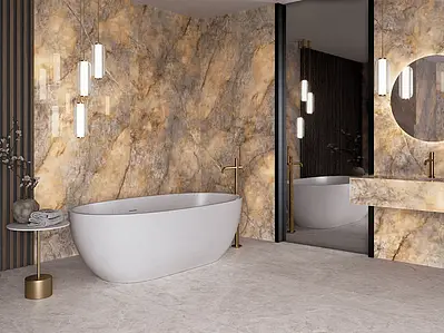 Background tile, Effect other marbles, Color beige,brown, Glazed porcelain stoneware, 120x280 cm, Finish polished
