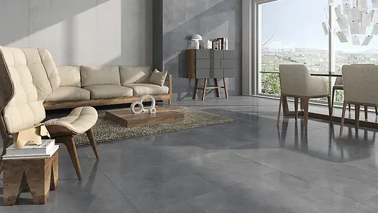 Background tile, Effect concrete, Color grey, Unglazed porcelain stoneware, 30x60 cm, Finish semi-polished