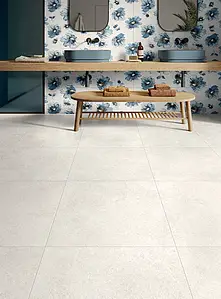 Background tile, Effect stone,other stones, Color beige,white, Unglazed porcelain stoneware, 60x60 cm, Finish matte