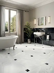 Background tile, Effect onyx, Color grey, Unglazed porcelain stoneware, 60x60 cm, Finish matte