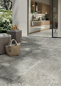 Background tile, Effect stone,other stones, Color grey, Unglazed porcelain stoneware, 60x90 cm, Finish antislip