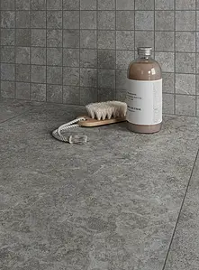 Mosaic tile, Effect stone,other stones, Color grey, Unglazed porcelain stoneware, 30x30 cm, Finish antislip