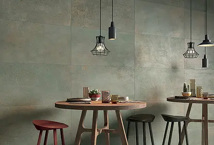 Background tile, Effect metal, Color grey, Unglazed porcelain stoneware, 50x100 cm, Finish matte