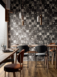 Zero.3 Glam Porcelain Tiles produced by Panaria Ceramica, Style patchwork, 