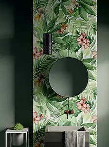 Hintergrundfliesen, Farbe grüne, Unglasiertes Feinsteinzeug, 50x100 cm, Oberfläche matte
