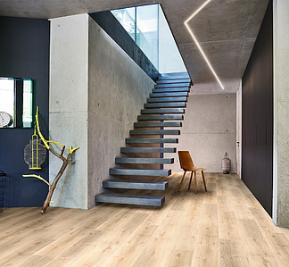 Background tile, Effect wood, Color brown, Vinyl, 22.9x121.9 cm, Finish antislip