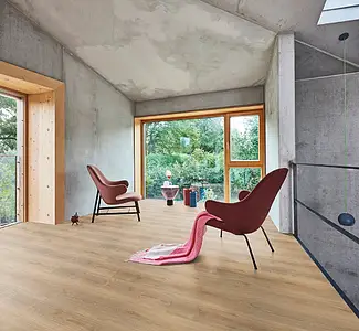 Background tile, Effect wood, Color brown, Vinyl, 22.9x121.9 cm, Finish antislip