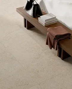 Basistegels, Effect andere soorten steen, Kleur beige, Geglazuurde porseleinen steengoed, 60x120 cm, Oppervlak antislip