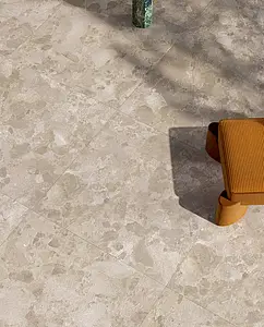 Background tile, Effect other stones, Color grey, Glazed porcelain stoneware, 120x120 cm, Finish antislip