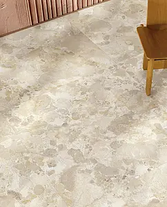 Background tile, Effect other stones, Color beige, Glazed porcelain stoneware, 120x120 cm, Finish antislip