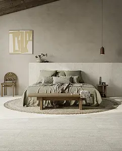 Background tile, Effect concrete, Color grey,white, Glazed porcelain stoneware, 60x120 cm, Finish antislip