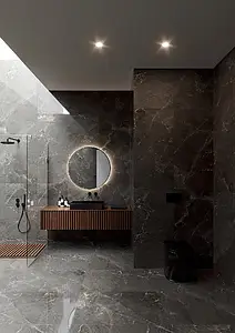 Background tile, Effect other marbles, Color black, Glazed porcelain stoneware, 60x119.5 cm, Finish polished