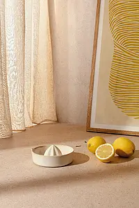 Background tile, Effect other stones, Color white, Unglazed porcelain stoneware, 100x275 cm, Finish matte