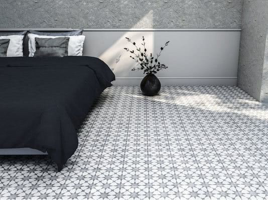 La collection grès cérame Cuban fabrication de Peronda, 2, Effet imitation carreaux de ciment