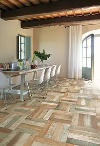 Background tile, Effect wood, Color beige, Style designer, Ceramics, 45x45 cm, Finish matte