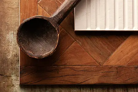 Bakgrundskakel, Textur trä, Färg brun, Stil designer, Glaserad granitkeramik, 45x45 cm, Yta matt