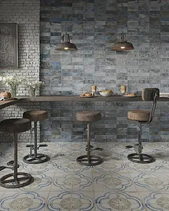 Background tile, Color white, Style designer, Ceramics, 45x45 cm, Finish matte