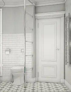 Design,Badezimmer,Schwarz&weiß