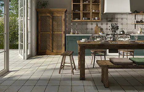 Background tile, Color beige,grey, Glazed porcelain stoneware, 45.2x45.2 cm, Finish antislip