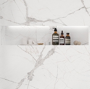 Background tile, Effect stone,quartzite, Color grey,white, Glazed porcelain stoneware, 60x120 cm, Finish matte