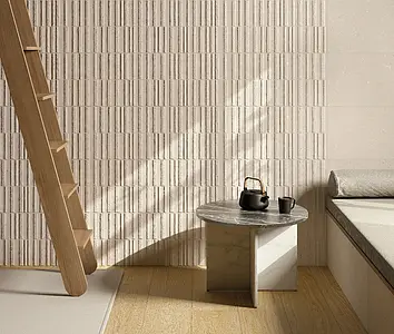 Background tile, Effect wood, Color beige,brown, Glazed porcelain stoneware, 24x151 cm, Finish antislip