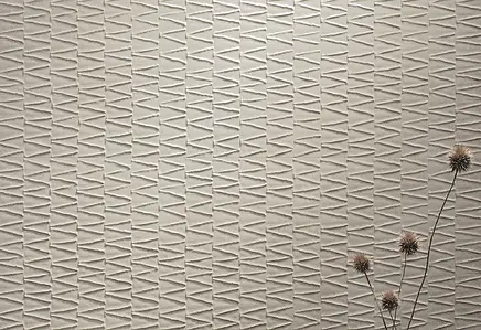 Piastrella di fondo, Effetto cemento, Colore beige, Ceramica, 32x90 cm, Superficie opaca
