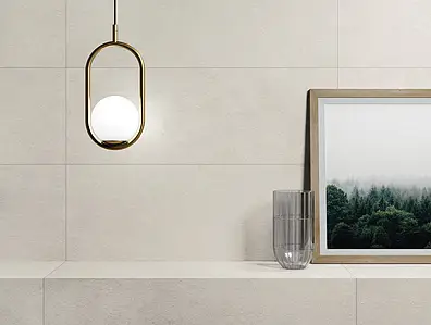 Background tile, Effect concrete, Color grey, Ceramics, 32x90 cm, Finish matte