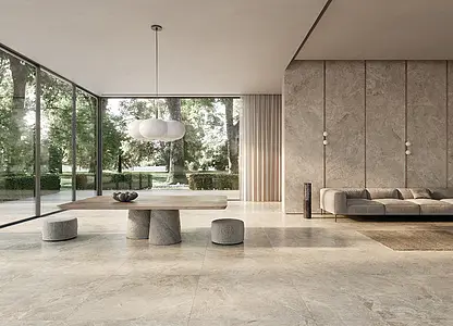 Background tile, Effect sandstone, Color beige, Glazed porcelain stoneware, 100x100 cm, Finish left_menu_relefnaya