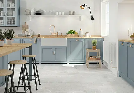Background tile, Effect other stones, Color white, Unglazed porcelain stoneware, 60x120 cm, Finish matte