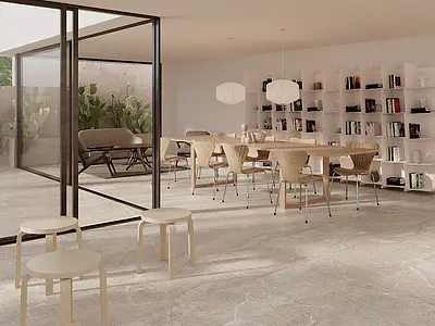 Background tile, Effect other stones, Color beige, Unglazed porcelain stoneware, 60x120 cm, Finish antislip