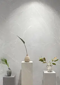 Hintergrundfliesen, Optik stein, Farbe graue, Unglasiertes Feinsteinzeug, 60x120 cm, Oberfläche polierte