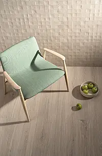 Background tile, Effect terracotta,concrete, Color beige, Ceramics, 33.3x100 cm, Finish matte