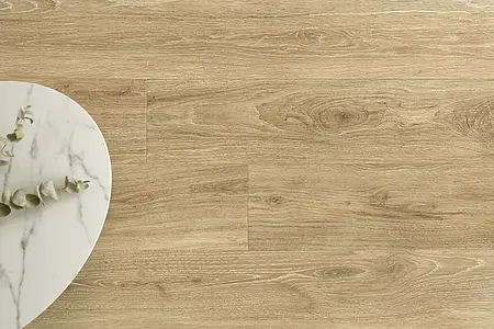 Background tile, Effect wood, Color brown, Glazed porcelain stoneware, 19.5x121.5 cm, Finish antislip