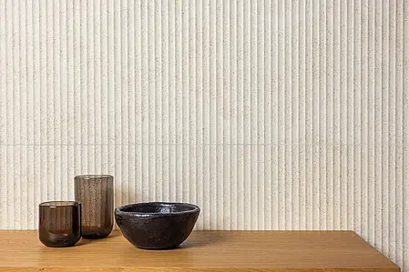 Background tile, Effect limestone, Color white, Style provence,left_menu_ckandinavskij, Ceramics, 33.3x100 cm, Finish matte