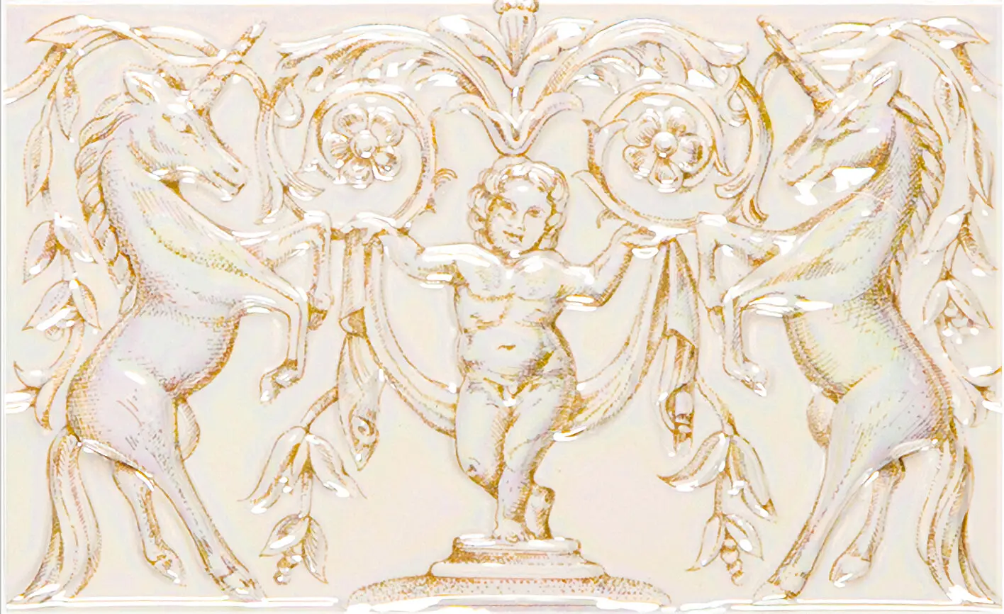 Petracer&prime;s Ceramics, Grand Elegance Gold, B UNIC A 08_UNICORNI PANNA A