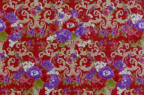 Petracer&prime;s Ceramics, Primavera Romana, PR D RO FIORI_FiorituraSuRosso