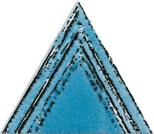 Petracer&prime;s Ceramics, Triangolo, TG D LUI 06_TRIANGOLO LUI AZZURRO 17X17H15