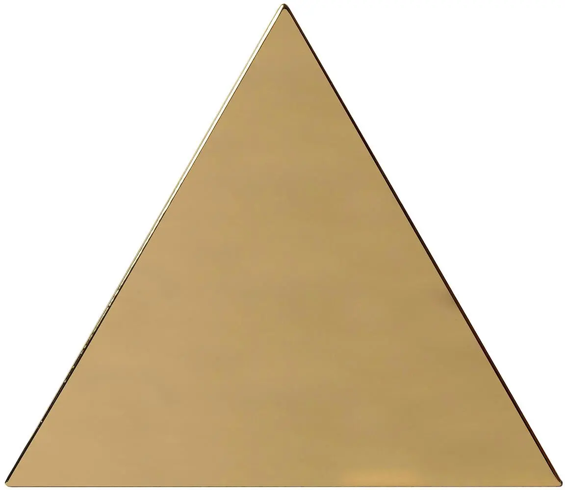TG F 03_TRIANGOLO FONDO ORO 17X17H15 LUCIDO Petracer&prime;s Triangolo