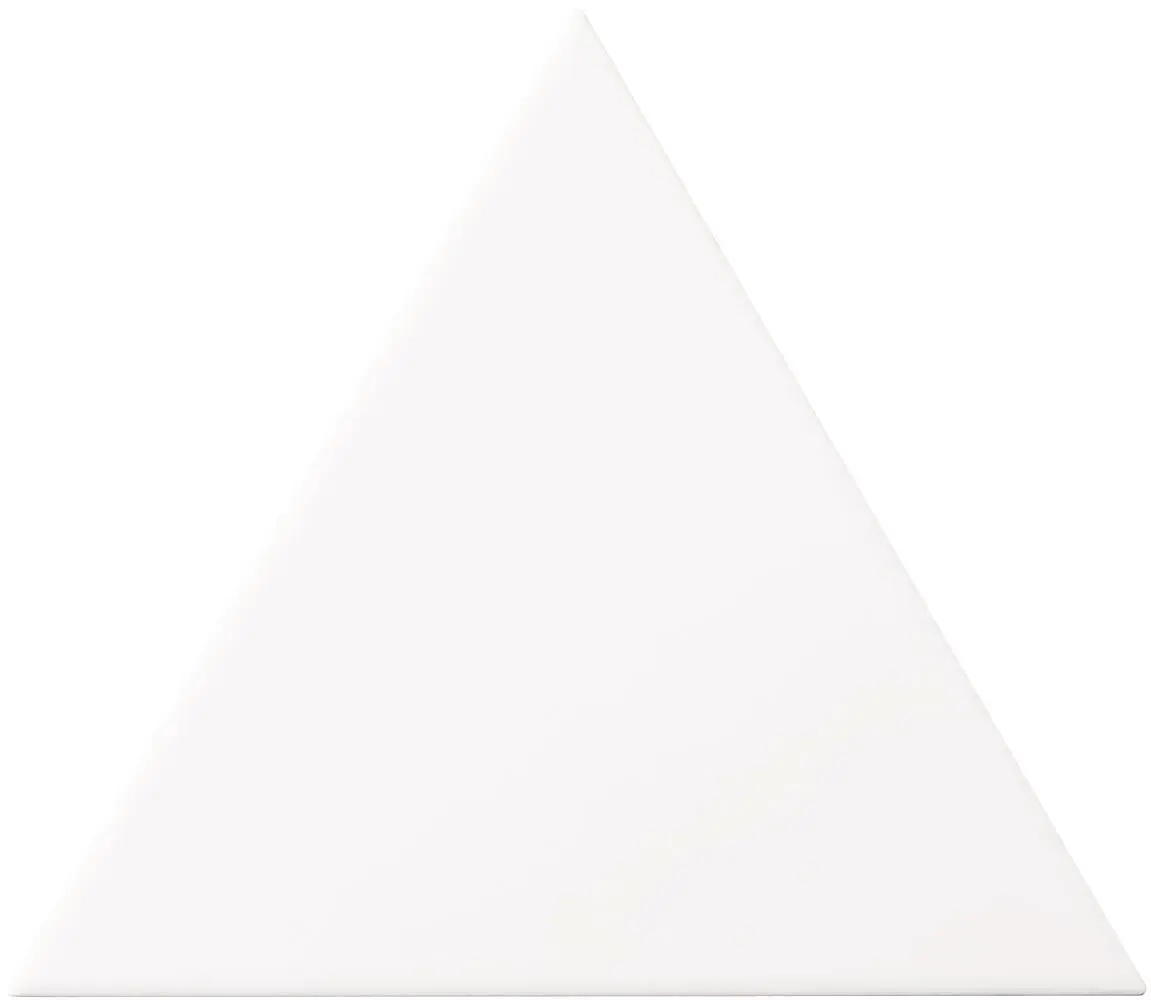 TG F 04_TRIANGOLO FONDO BIANCO 17X17H15 LUCIDO Petracer&prime;s Triangolo