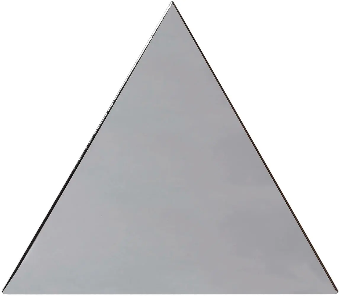 TG F 07_TRIANGOLO FONDO PLATINO 17X17H15 LUCIDO Petracer&prime;s Triangolo