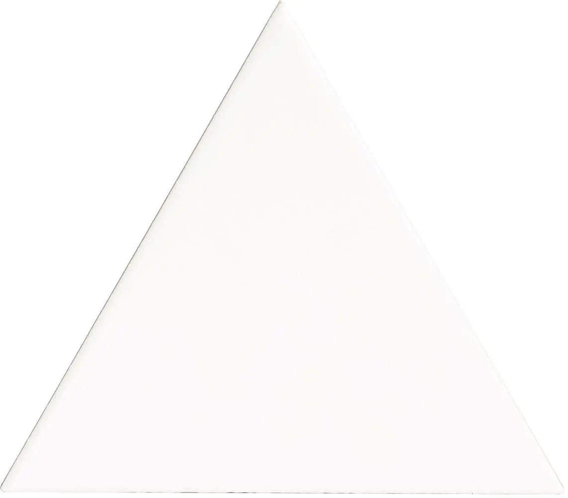 TG FM 04_TRIANGOLO FONDO BIANCO 17X17H15 MATT Petracer&prime;s Triangolo
